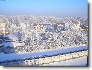 zasněžená krajina