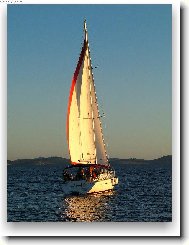 Jachtění plachtění na Jadranu