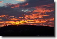 Východ slunce nad Příbramí