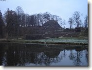 podvečer přírodního divadla Loket