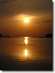 západ slunce v Poreči