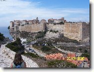 Korsika - město Bonifaccio