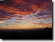 Západ sunce na Šumavě