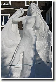 Pustevny-ledové sochy