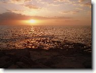 V záři zapadajícího slunce