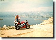 dovolená na motorce  (ostrov Pag )
