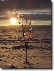Západ slunce na Měděnci