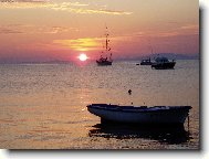 Západ slunce v Novalji