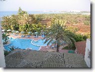 Pohled z hotelového pokoje