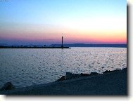 Západ slunce v přístavu