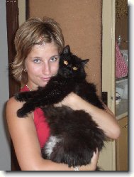 kocour Hugo a jeho panička