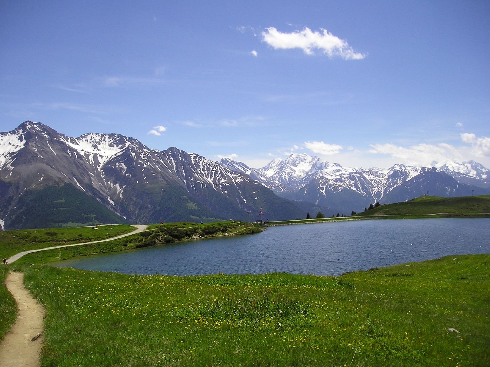 Foto: alpské jezero