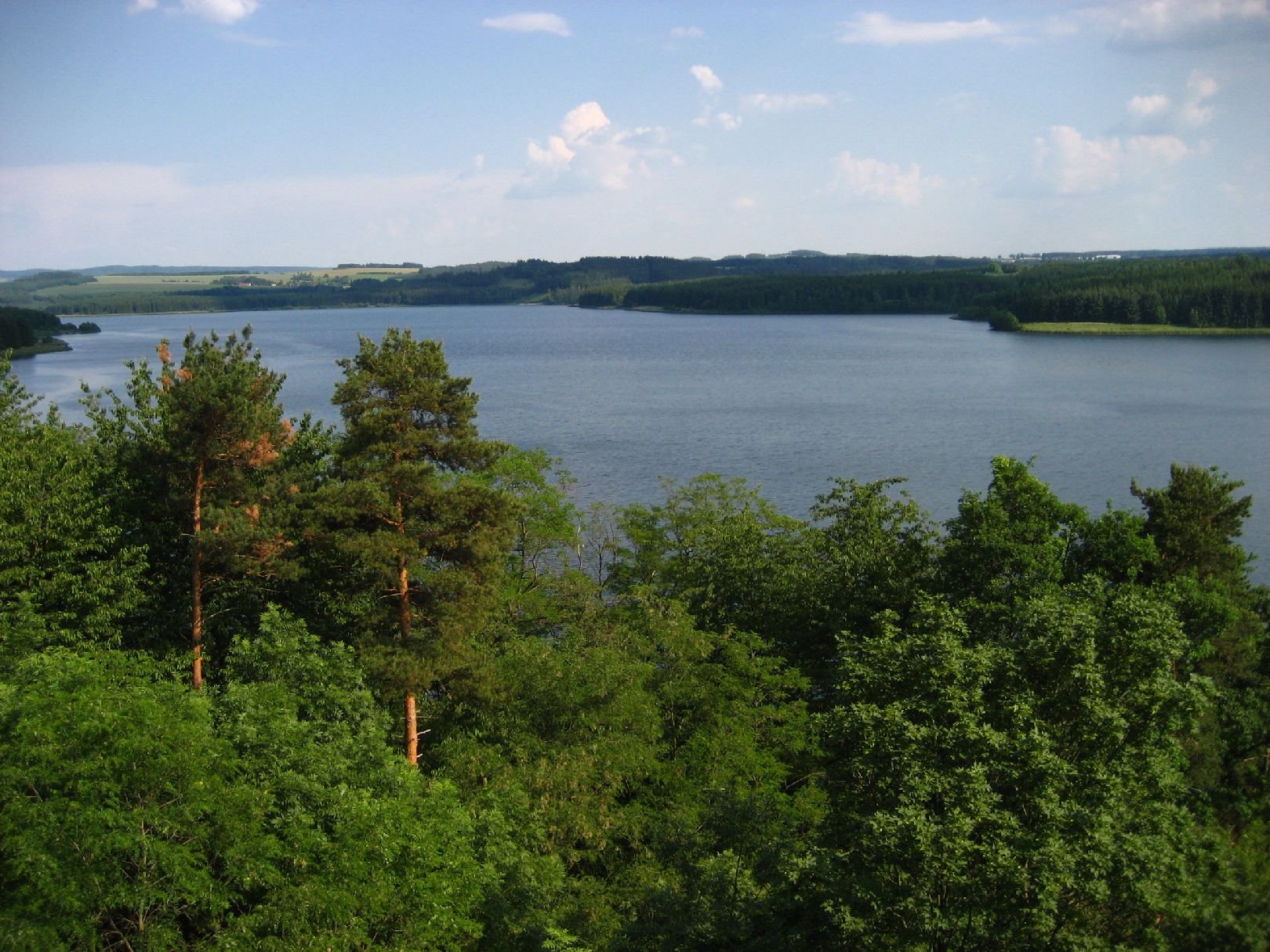 Foto: vodní nádrž Želivka