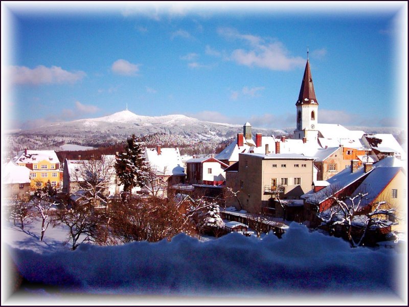 Foto: Zima pod Ještědem