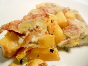 Recept online: Omeleta s jablky a skořicí: Omelety smažené na másle s plátky jablek a vůní skořice